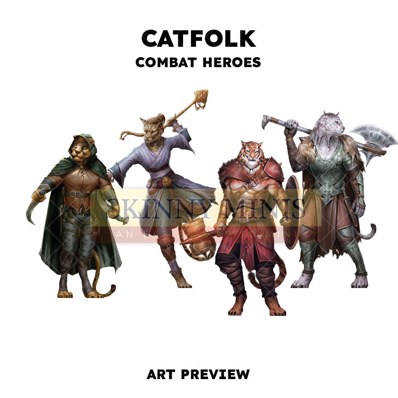 Catfolk Combat Heroes