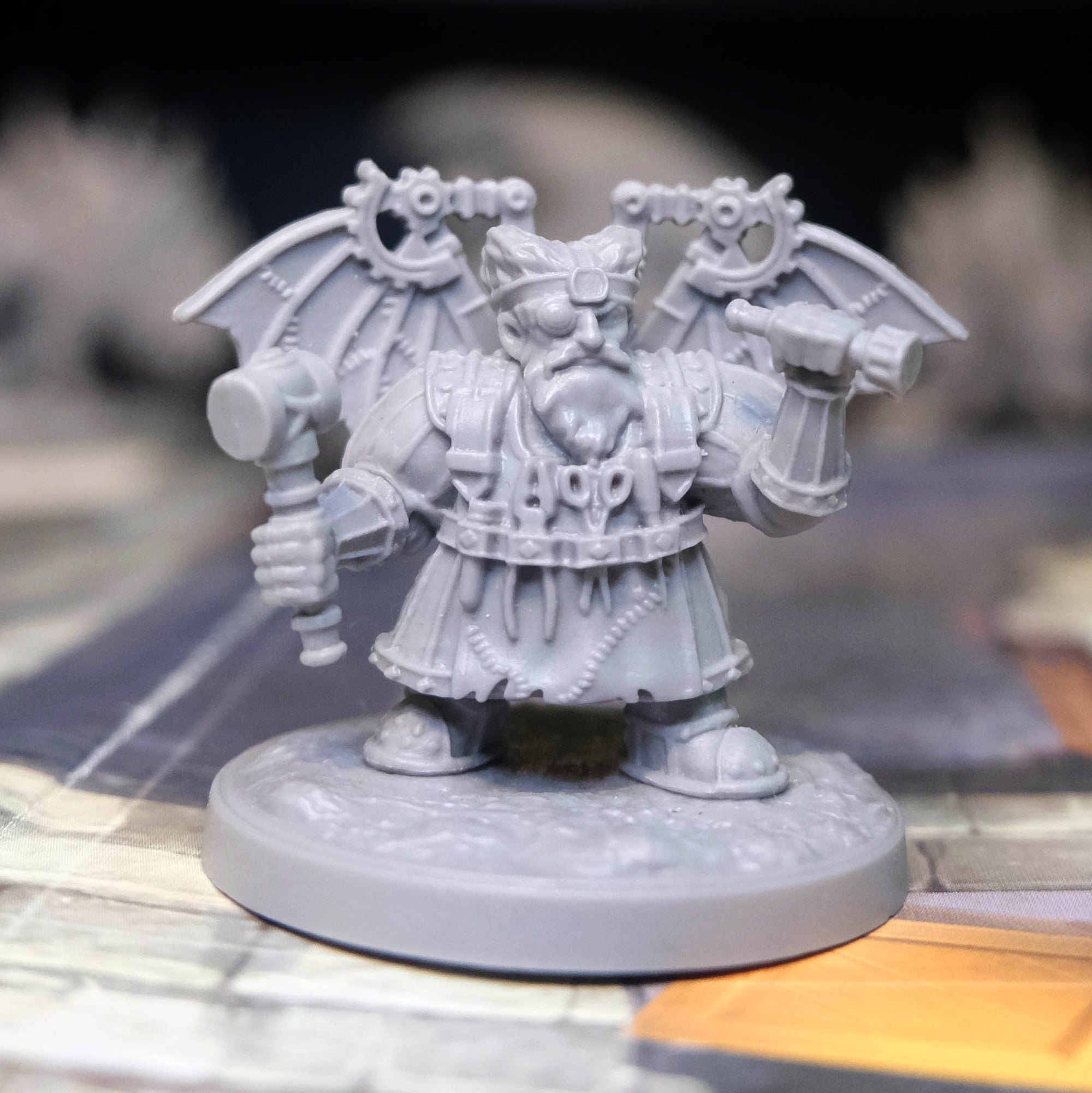 Dwarven Artificer - Custom 3D Mini