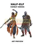 Half-Elf Combat Heroes