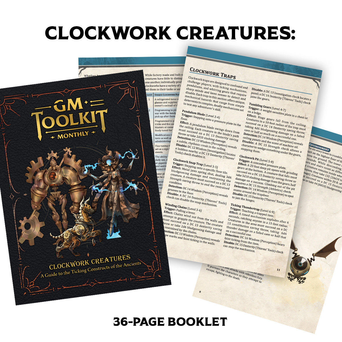 5e clockwork monsters Clockwork Creatures