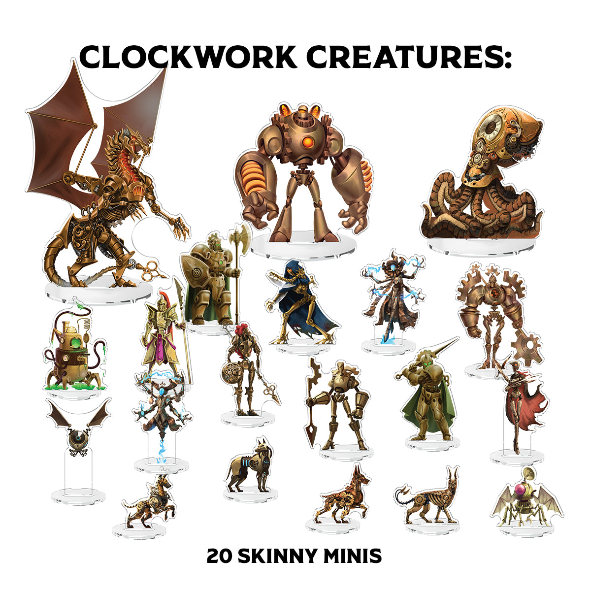 skinny monsters Clockwork Creatures
