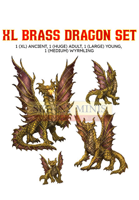 Adult Brass Dragon - DnD 5e Monsters