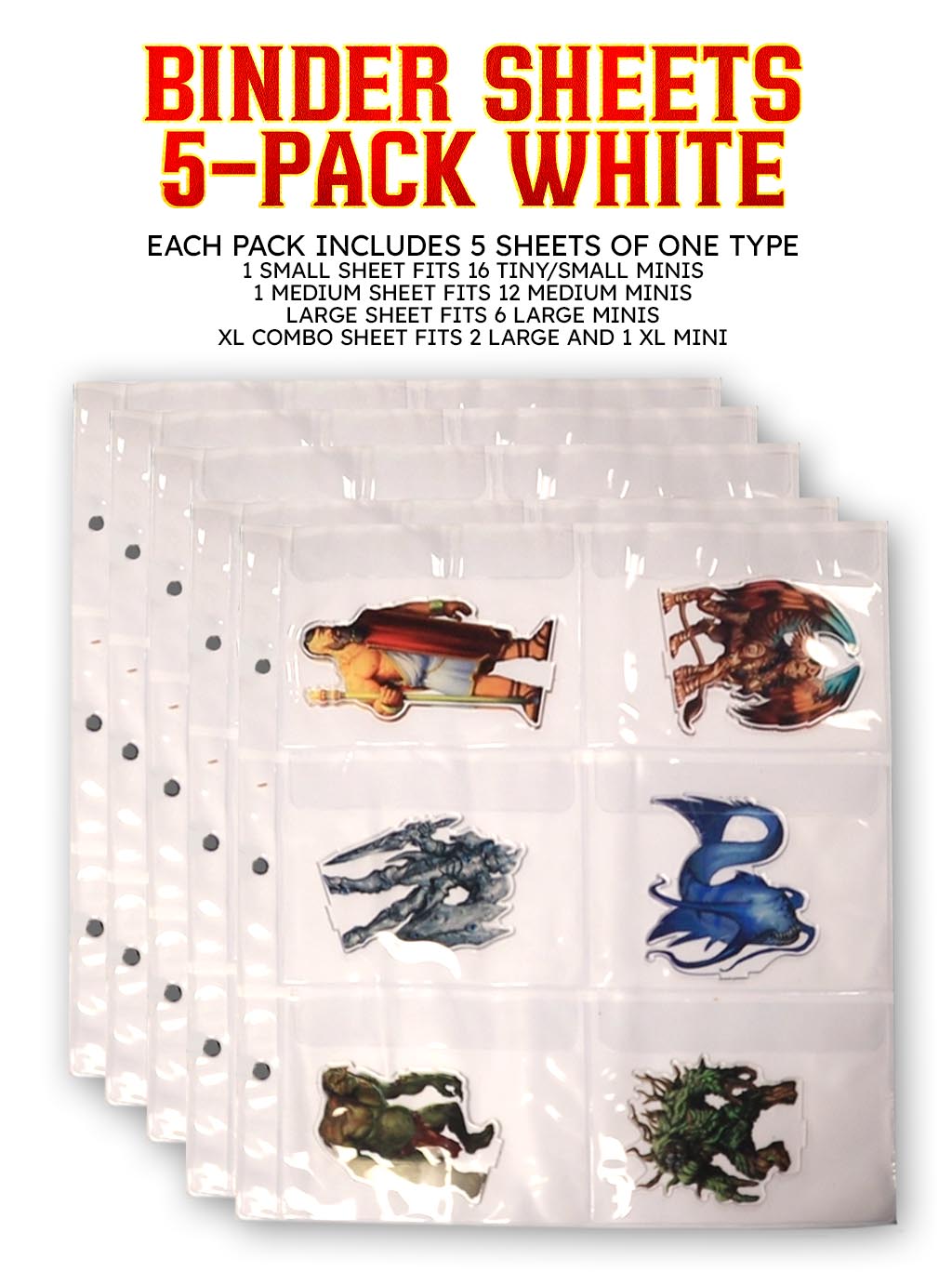 Storage Binder Sheets