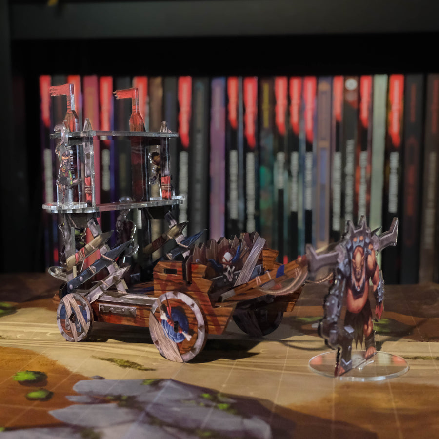 XL Goblin War Wagon and Goblin Raider Skinny Minis