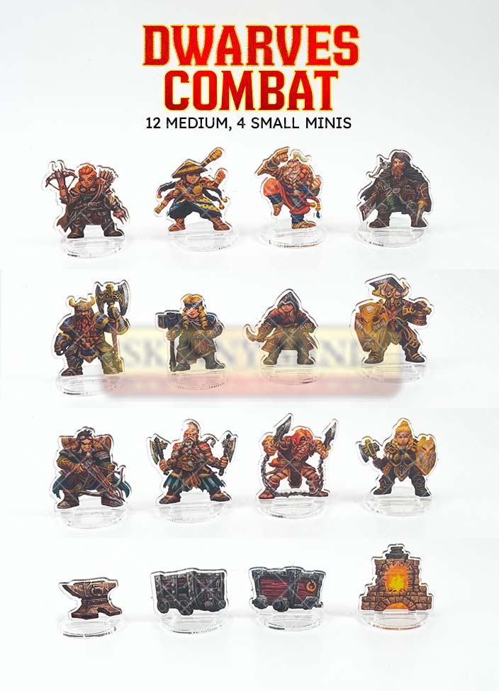 Dwarves Combat Heroes