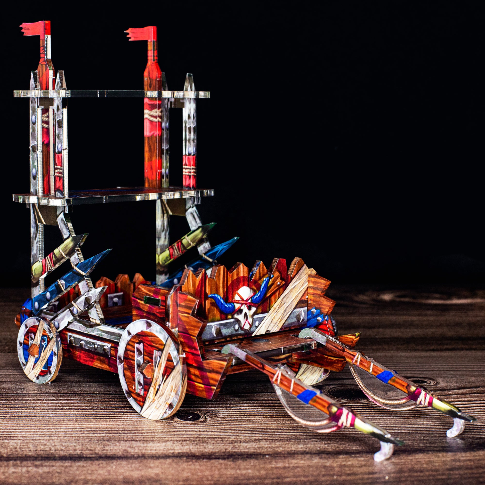 XL Goblin War Wagon and Goblin Raider Skinny Minis
