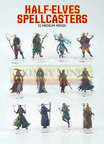 Half-Elf Spellcaster Heroes