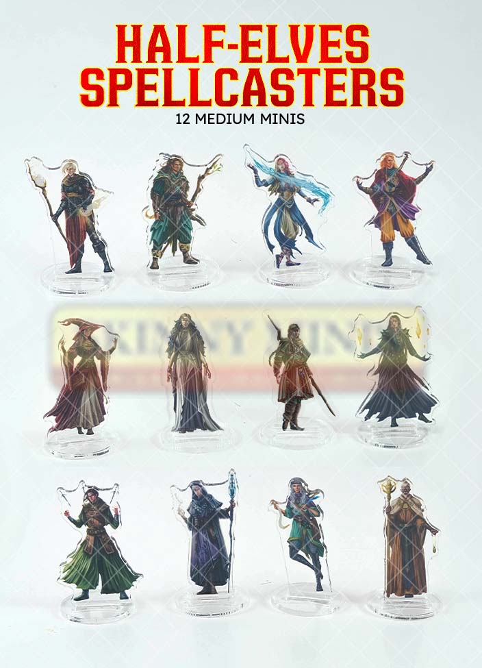 Half-Elf Spellcaster Heroes