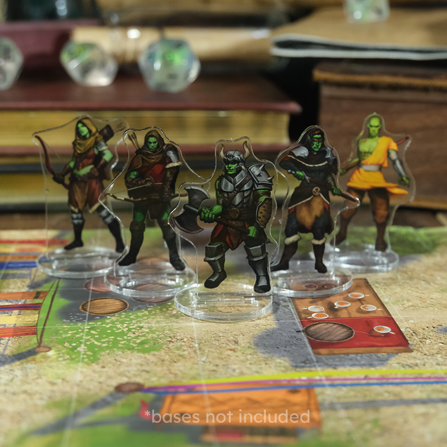 Half-Orc Combat Heroes