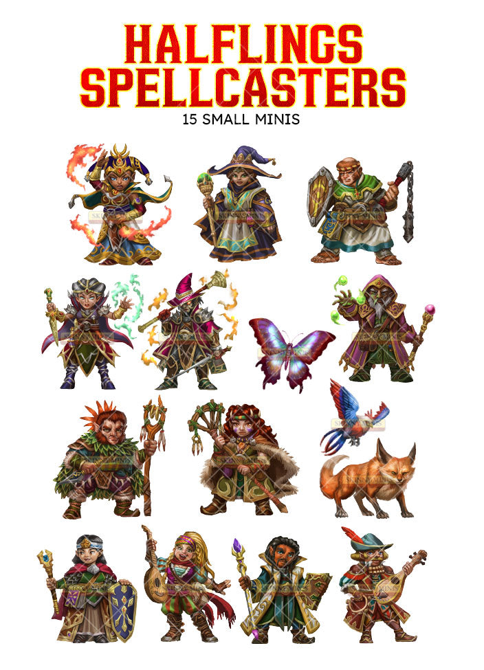 Halfling Spellcaster Heroes