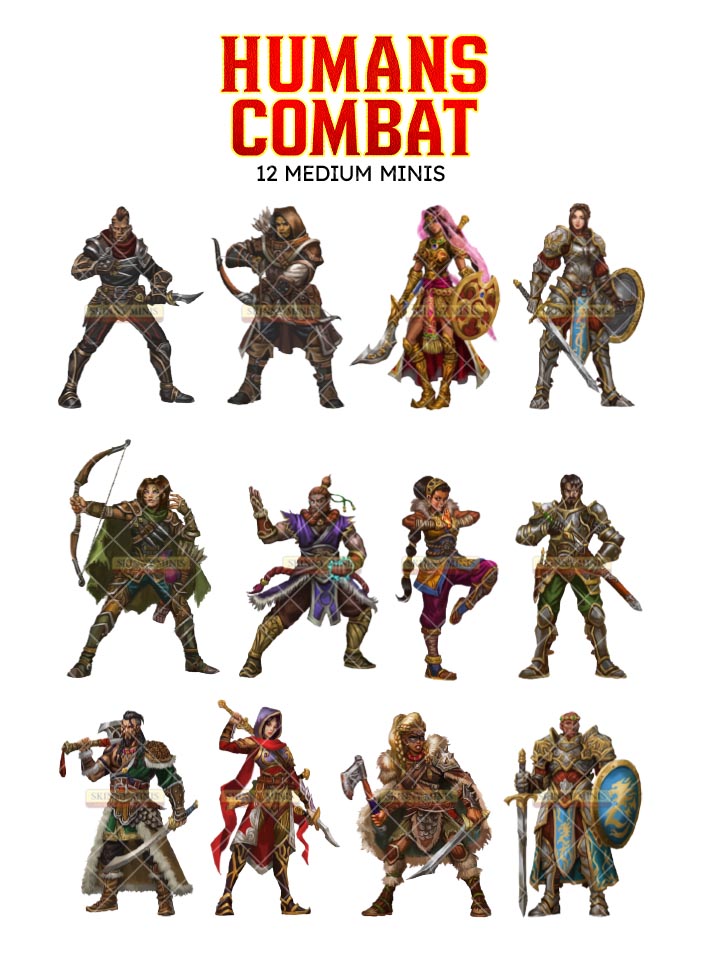 Human Combat Heroes