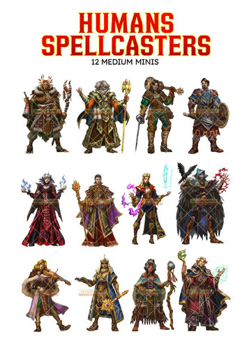 Human Spellcaster Heroes