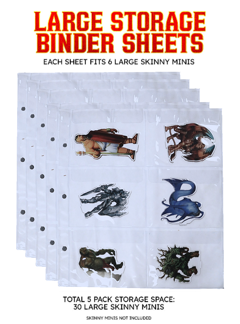 Storage Binder Sheets