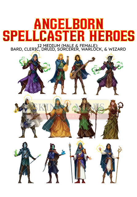 Angelborn Spellcaster Heroes