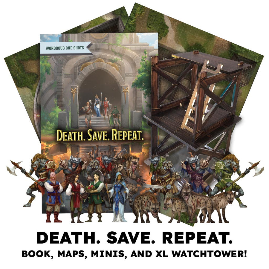 Death. Save. Repeat,  A One Shot Adventure