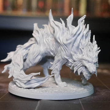 Magma Wolf - Large Custom 3D Mini