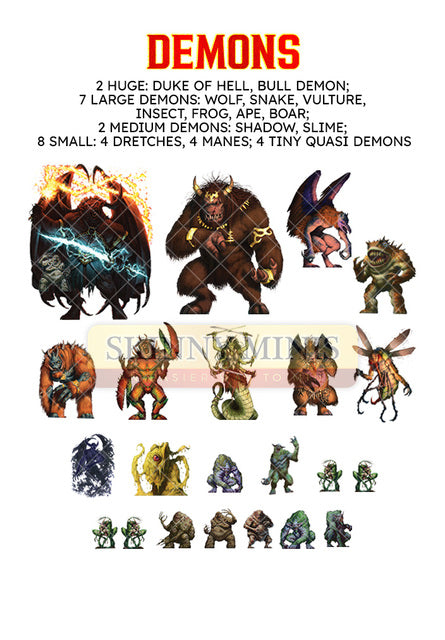 Demon Files Demons – Skinny Minis