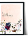 I Would Like to Rage Poster