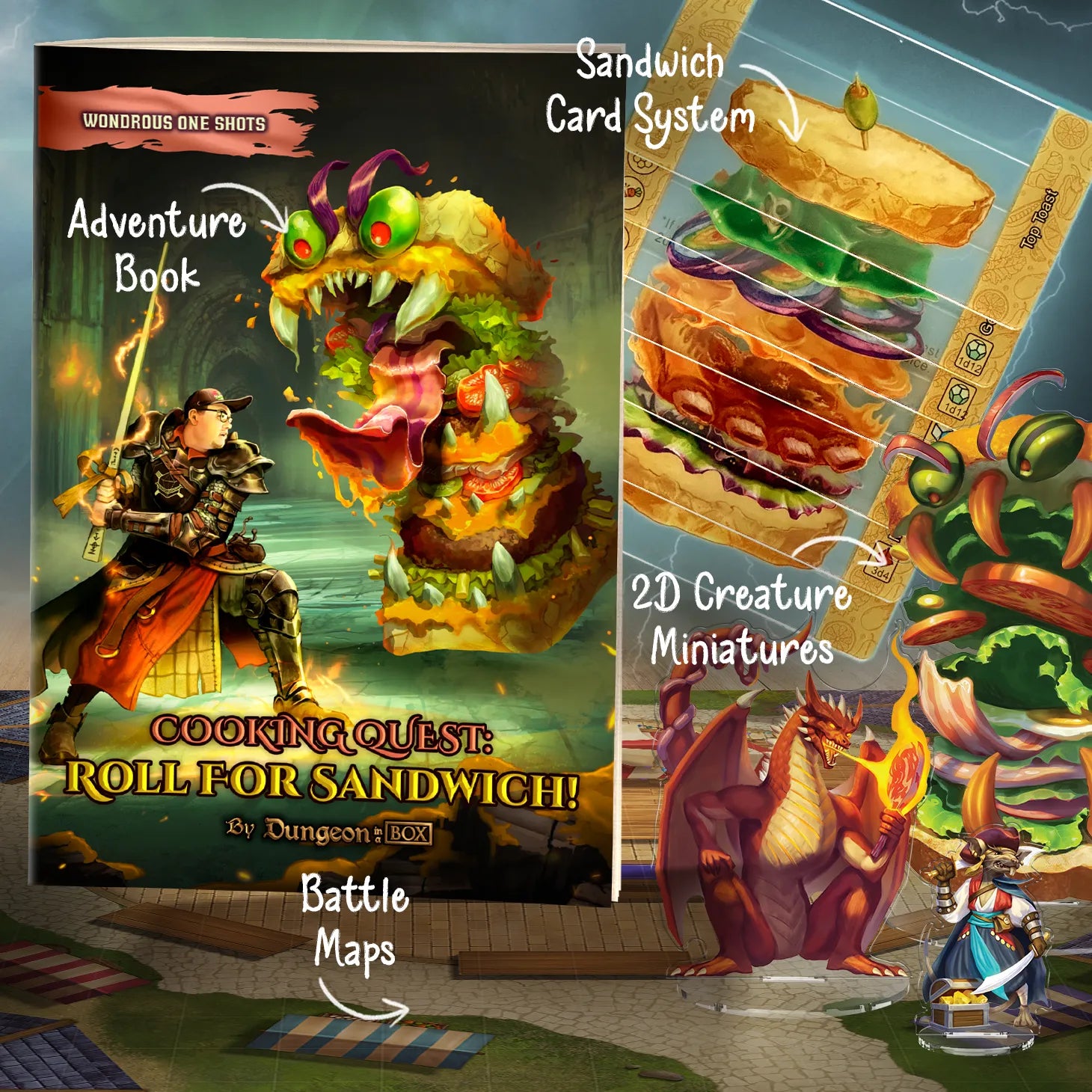 Cooking Quest: Roll for Sandwich!, A One Shot Adventure (PRE-ORDER)