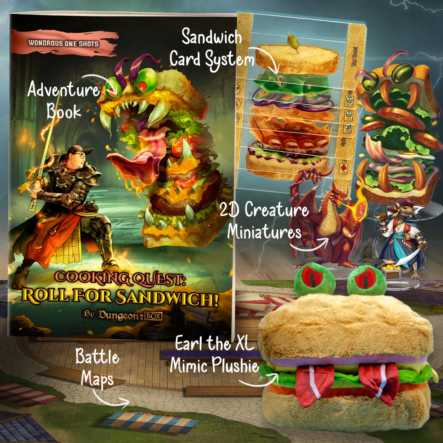 Cooking Quest: Roll for Sandwich! Bundle (PRE-ORDER)