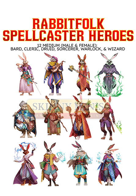 Rabbitfolk Spellcaster Heroes