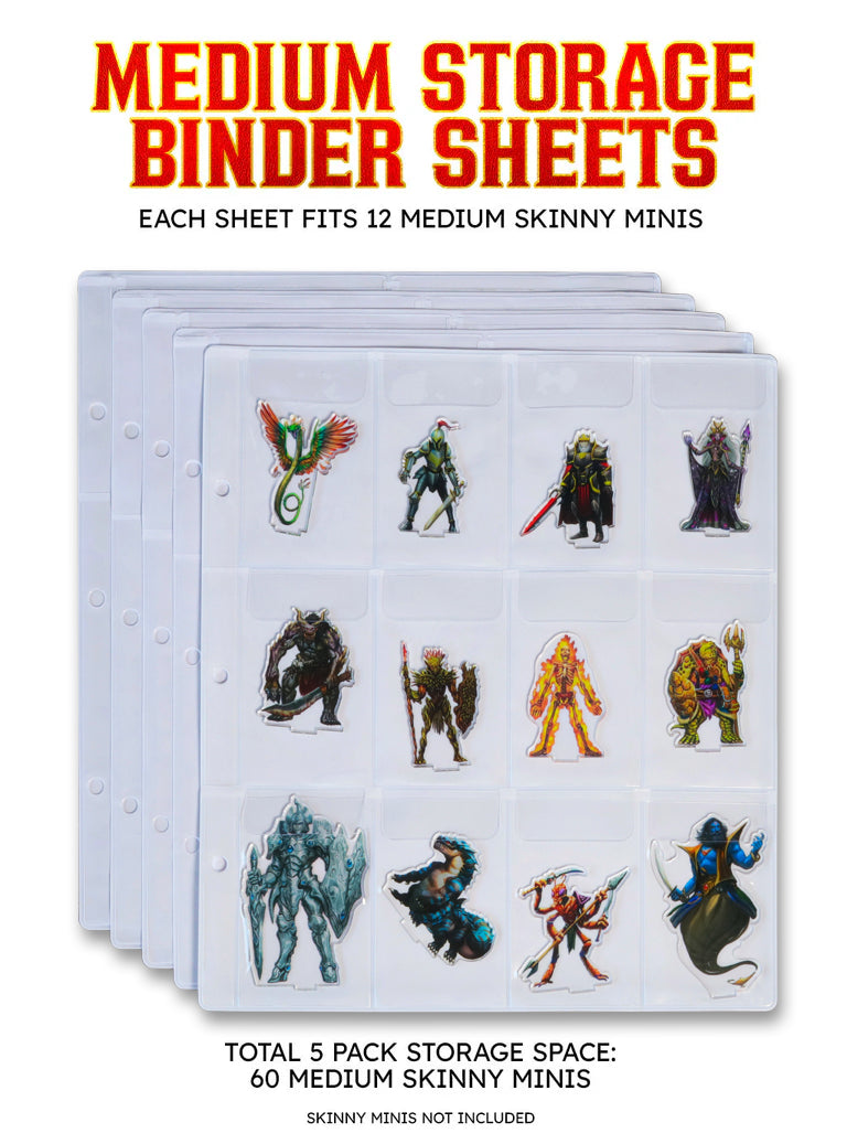 Storage Binder Sheets