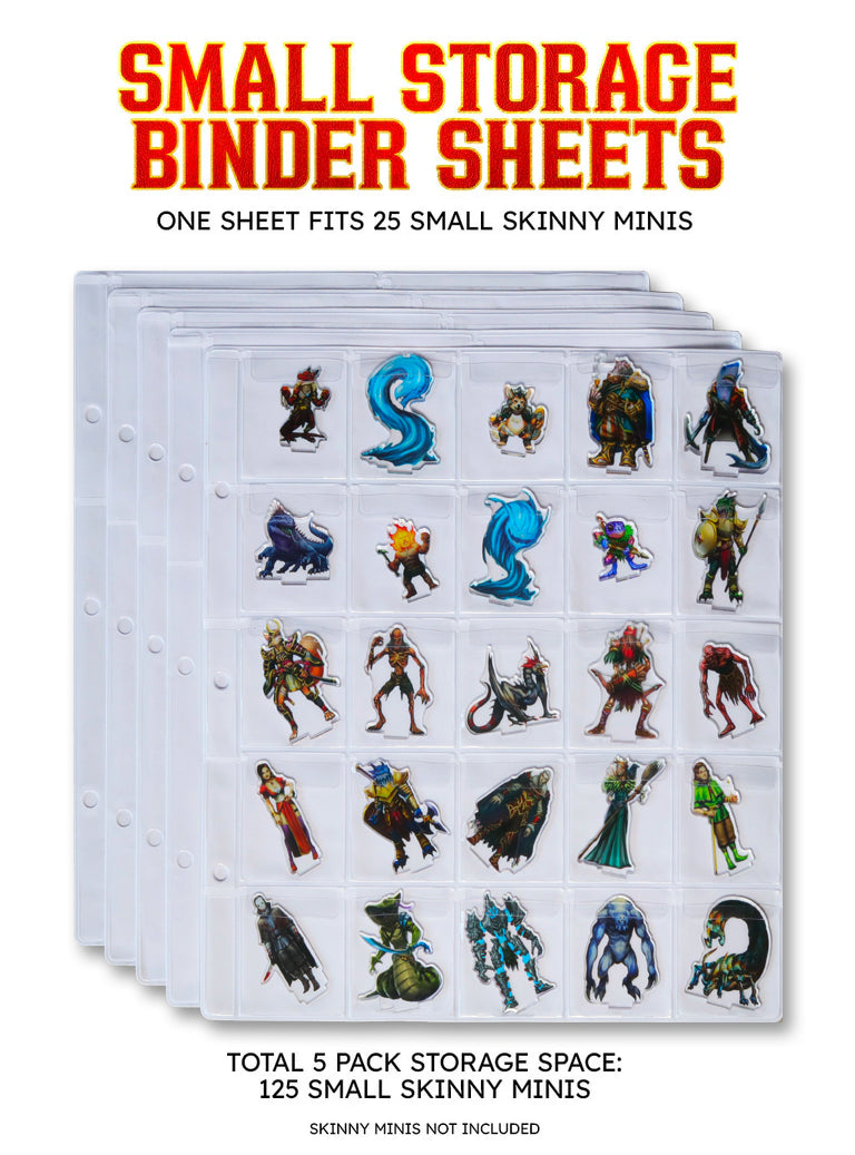Storage Binder Sheets