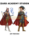 Wizard Academy Students