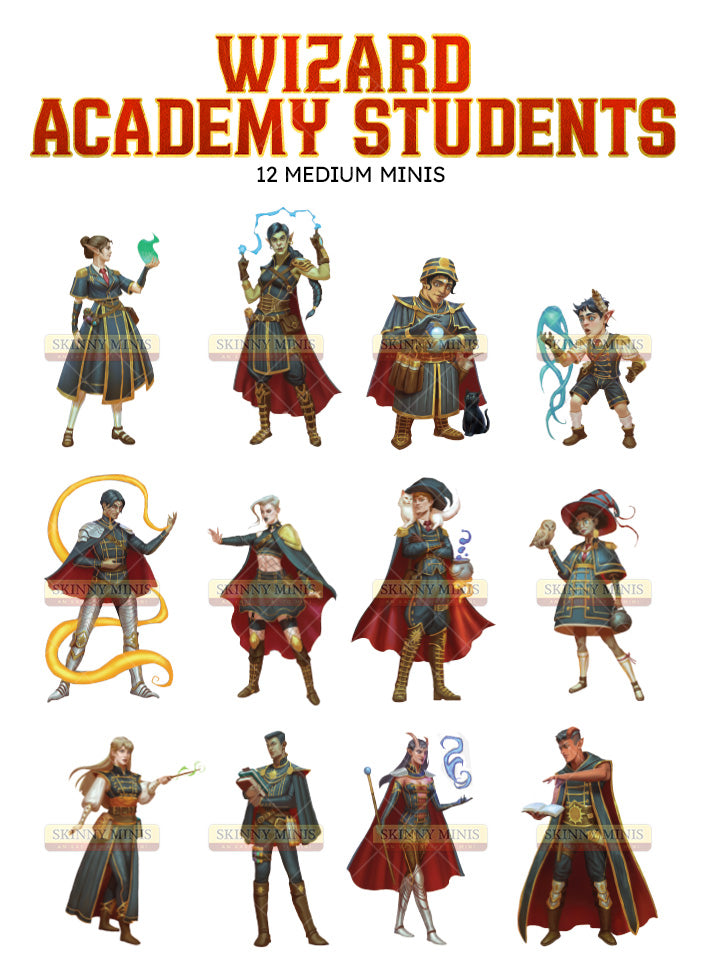 Wizard Academy Students