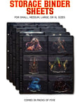 Storage Binder Sheets
