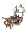 XL Goblin War Wagon and Goblin Raider Skinny Minis