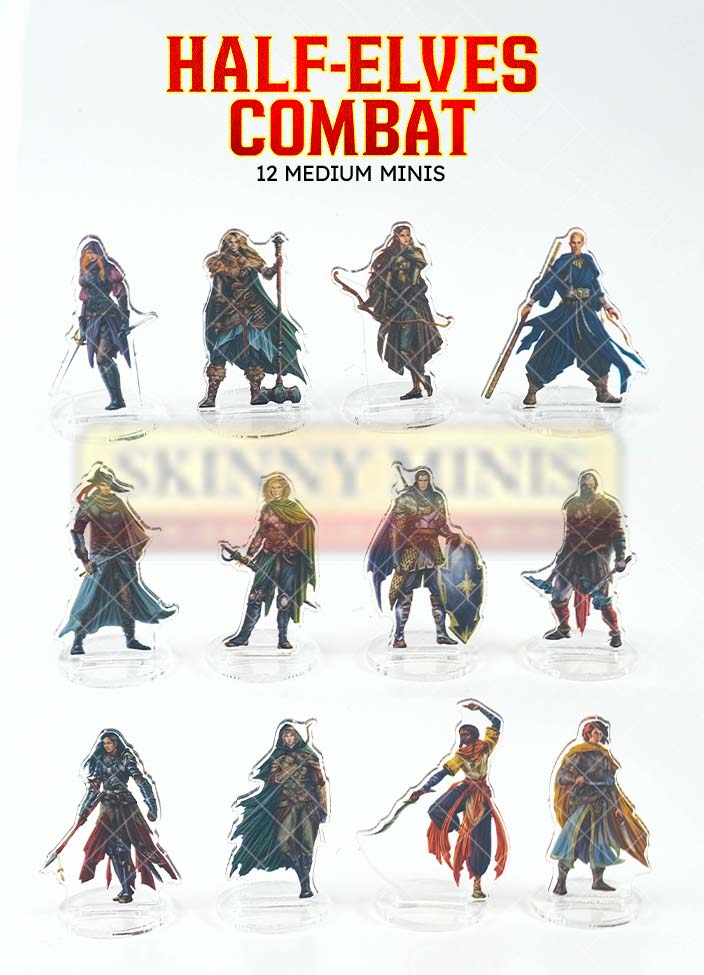 Half-Elf Combat Heroes