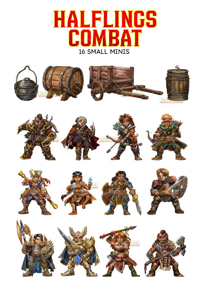 Halfling Combat Heroes
