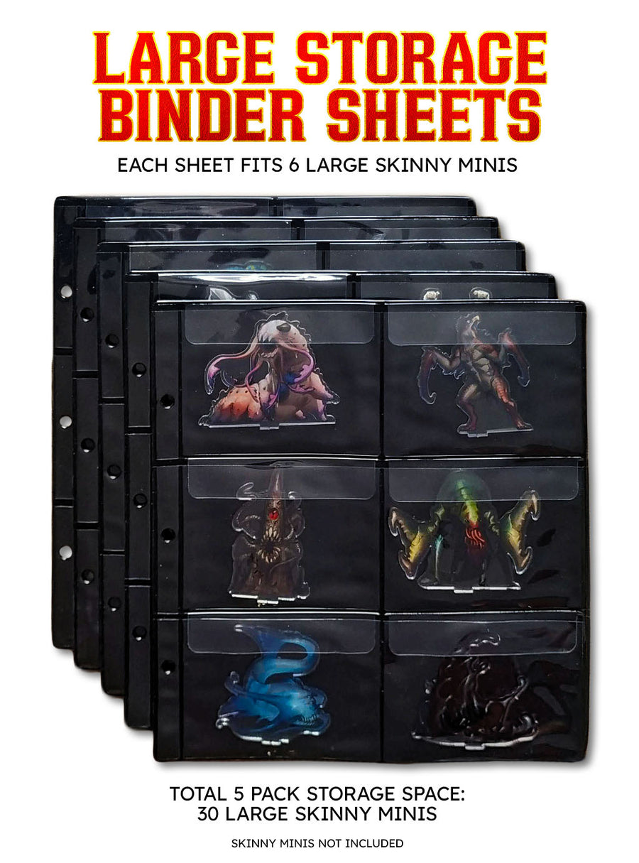 Storage Binder Sheets