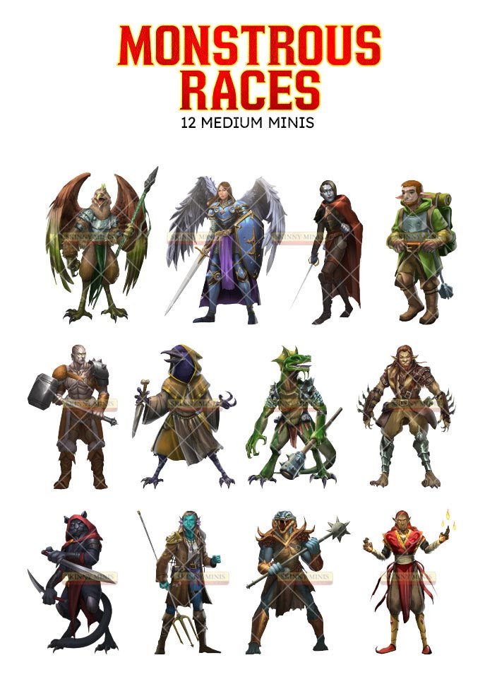 Monstrous Races 1 – Skinny Minis