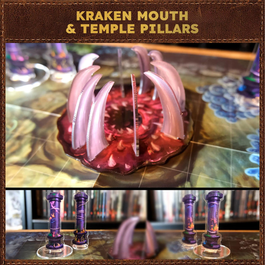 Kraken Mouth & Pillar Temples